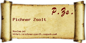 Pichner Zsolt névjegykártya